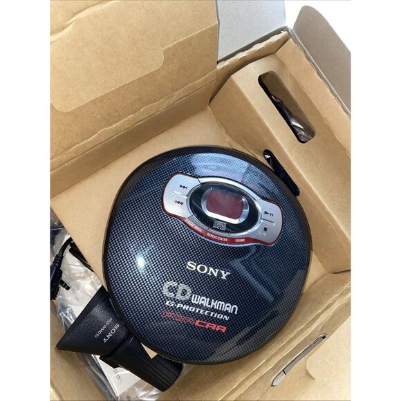 Sony D-MJ95 Portable Car CD Player Walkman G-Protection with Original Box - Picture 6 of 16
